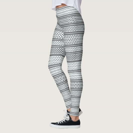 Stijlvolle Geo Line Art Leggings (Links)