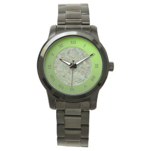 Stijlvolle geologie rock textuur horloge