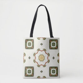 Stijlvolle geometrisch over het gehele patroon tote bag