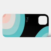 Stijlvolle geometrische lijn regenboog naam Case-Mate iPhone case (Achterkant (horizontaal))