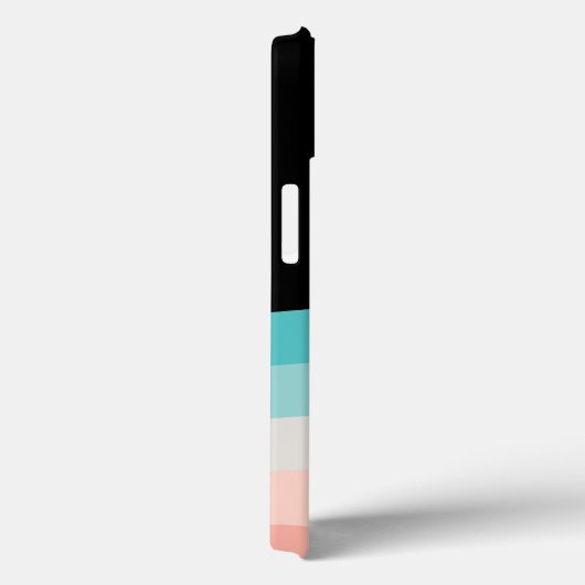 Stijlvolle geometrische lijn regenboog naam Case-Mate iPhone case (Achterkant / Rechts)