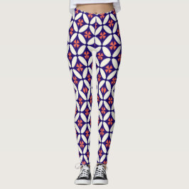 Stijlvolle geometrische patroonleggings voor vrouw leggings