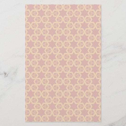 Stijlvolle geometrische versiering briefpapier (Voorkant)