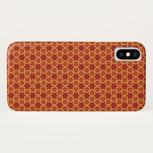 Stijlvolle geometrische versiering Case-Mate iPhone case (Achterkant (horizontaal))