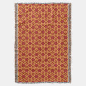 Stijlvolle geometrische versiering deken (Voorkant Verticaal)