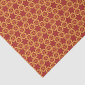 Stijlvolle geometrische versiering tissuepapier (Detail)