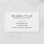 Stijlvolle, gepersonaliseerde cactus Cute Girly Visitekaartje (Achterkant)