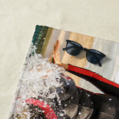 Stijlvolle gepersonaliseerde foto strandlaken (In situ)