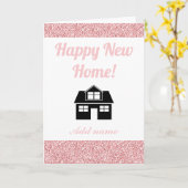 Stijlvolle, gepersonaliseerde, gelukkige nieuwe th kaart (Gele Bloem)