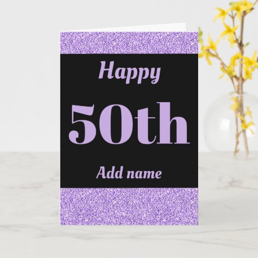 Stijlvolle gepersonaliseerde gelukkige verjaardag  kaart (Gele Bloem)