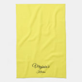 Stijlvolle, gepersonaliseerde keukenhanddoek (Verticaal)