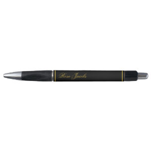 Stijlvolle gepersonaliseerde naam Zwarte Emmy Pen