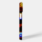 Stijlvolle & gepersonaliseerde veelkleurige strepe Case-Mate iPhone case (Achterkant / Rechts)