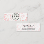 Stijlvolle gereedschappen met monogram mini visitekaartje (Voorkant / Achterkant)