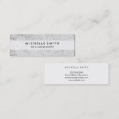 Stijlvolle gespikkelde Grunge Mini Visitekaartje (Voorkant / Achterkant)