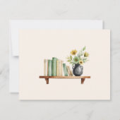 Stijlvolle gestapelde boeken Multipurpose Flat Notitiekaartje (Achterkant)