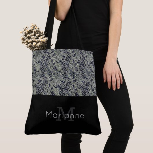 Stijlvolle getextureerde Canvas tas (Dichtbij)