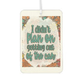 Stijlvolle geuren voor elke ruimte: Tekst Graphic Luchtverfrisser (Voorkant)