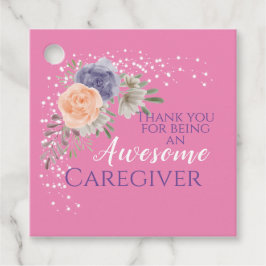 Stijlvolle Geweldige zorgverlener appreciatie Flor Bedankjes Labels