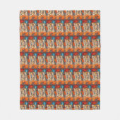 Stijlvolle gezegende, dankbare, dankbare Thanksgiv Fleece Deken (Voorkant)