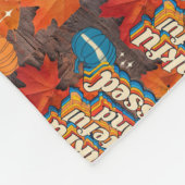 Stijlvolle gezegende, dankbare, dankbare Thanksgiv Fleece Deken (Hoek)