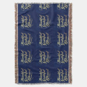 Stijlvolle gezegende, dankbare Thanksgiving Deken (Voorkant Verticaal)