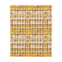 Stijlvolle gezegende, dankbare Thanksgiving
