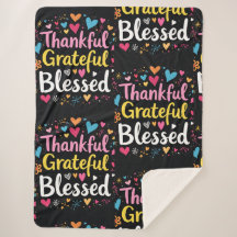 Stijlvolle gezegende, dankbare Thanksgiving