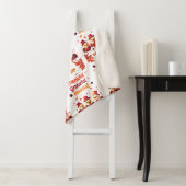 Stijlvolle gezegende, dankbare Thanksgiving Sherpa Deken (In situ)