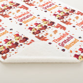 Stijlvolle gezegende, dankbare Thanksgiving Sherpa Deken (3/4)