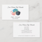 Stijlvolle Gezichtsmasker Designer Seamstress Visitekaartje (Voorkant / Achterkant)