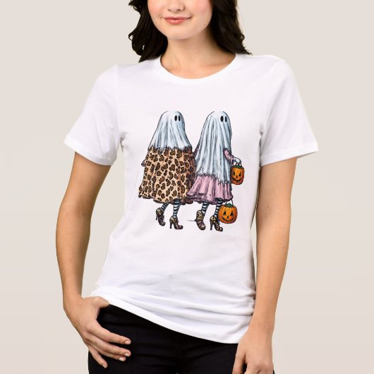 Stijlvolle Ghost Duo Tri-Blend Shirt (Voorkant)