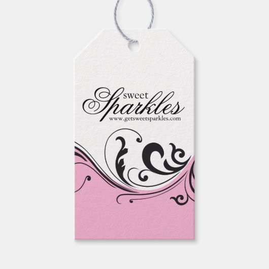 Stijlvolle Gift Hang Label Cadeaulabel (Voorkant)