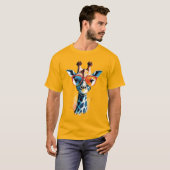 Stijlvolle Giraffe Extravaganza T-shirt (Voorkant volledig)