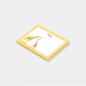 Stijlvolle Giraffe mammie en Baby kalf Post-it® Notes (Schuin)