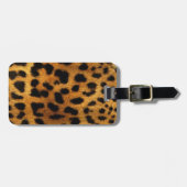 stijlvolle , girale , veilige dierenkransplaat bagagelabel (Voorkant horizontaal)