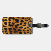 stijlvolle , girale , veilige dierenkransplaat bagagelabel (Achterkant horizontaal)