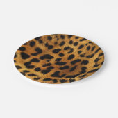 stijlvolle , girale , veilige dierenkransplaat papieren bordje (Gekanteld)