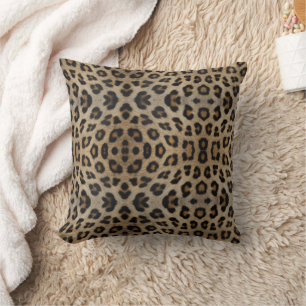 Stijlvolle girly chique luipaard bont dierenprint kussen