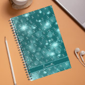 Stijlvolle Girly Elegant Monogram Patroon Planner