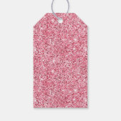 Stijlvolle Girly Pink Gold White Zebra Cadeaulabel (Achterkant)