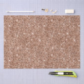 Stijlvolle Girly Pink Rose Gold Glitter Glitter Tissuepapier (Craft)