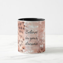 Stijlvolle Girly Pink Rose Gold Leopard Glitz
