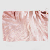 Stijlvolle Girly Pink Rose Gold Zebra Glam Glitz Golfhanddoek (Horizontaal)