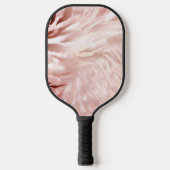 Stijlvolle Girly Pink Rose Gold Zebra Glam Glitz Pickleball Paddle (Voorkant)