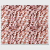 Stijlvolle Girly Pink Rose Gold Zebra Glitz Cadeaupapier (Vlak)