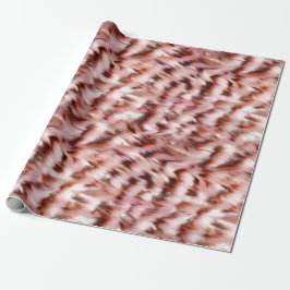 Stijlvolle Girly Pink Rose Gold Zebra Glitz Cadeaupapier