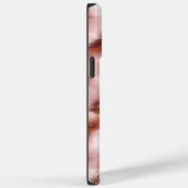 Stijlvolle Girly Pink Rose Gold Zebra Glitz Case-Mate iPhone Case (Achterkant / Rechts)