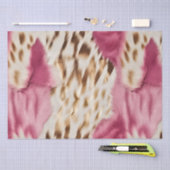 Stijlvolle Girly Roze Wit Goud Zebra Tissuepapier (Craft)