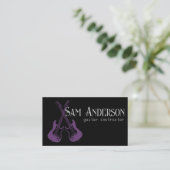 Stijlvolle gitaar contactkaartje (Staand voorkant)